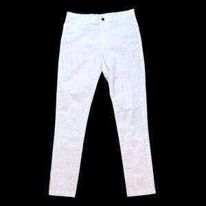 GOODTHREADS Skinny Chinos Mens White Stretch Pants ALTERED 32/32